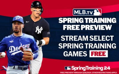 Can You Watch Spring Training Games On Mlb Tv