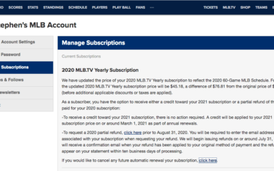 How Do I Cancel Mlb Tv
