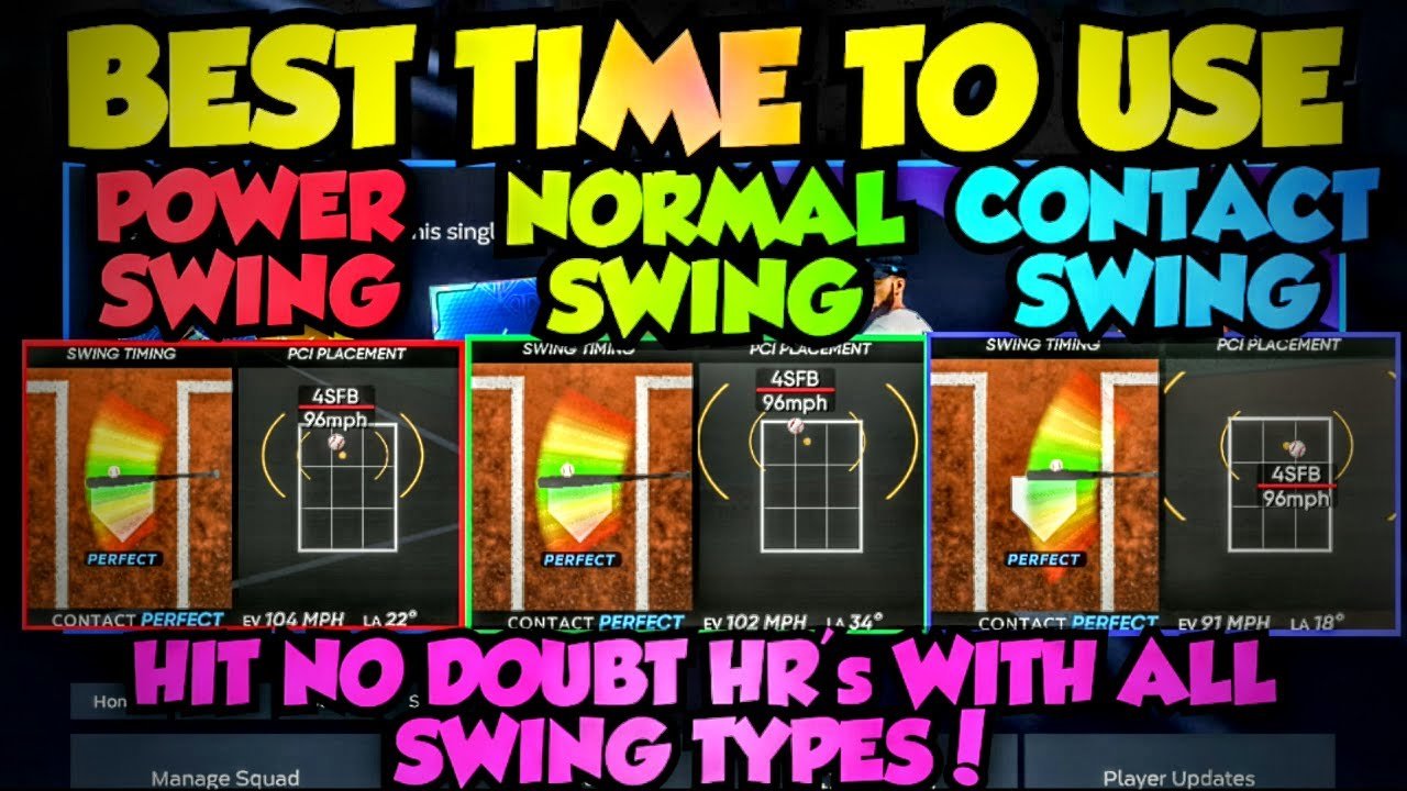 How To Power Swing In Mlb The Show 23