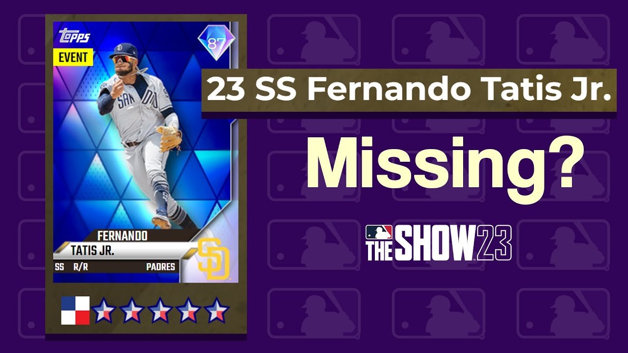 Why Is Fernando Tatis Not In Mlb The Show 23